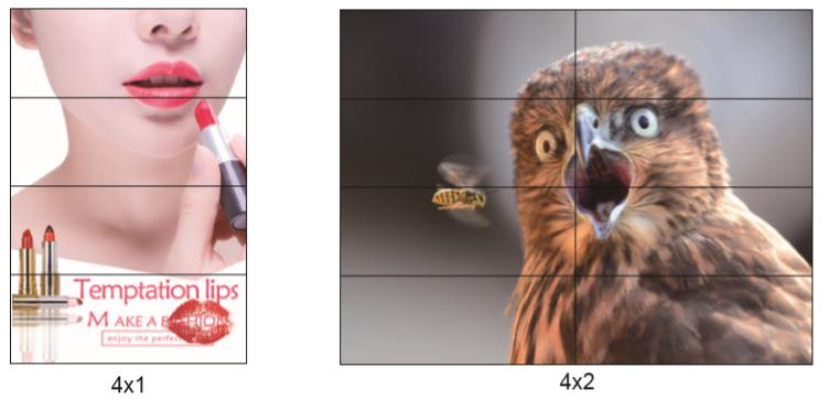 T900-HK33画面拼接器拼接模式3
